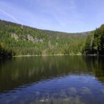 Ruhig liegt der morgendliche See Ruhig liegt der morgendliche See