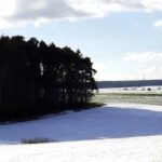 Oberhalb 400 m ist etwas Schnee liegengeblieben