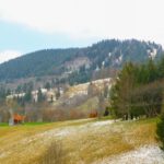 Erster Blick auf den Aufstiegshang