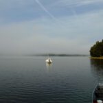 Das Boot am Morgennebel