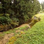 Der Kanal gleich nach dem Parkplatz