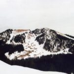 Überraschend sind einige Gipfel abgeblasen