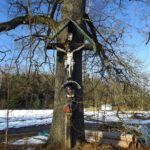 Ohne Rohre wäre das Marterl noch beeindruckender