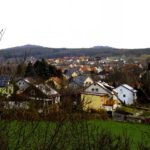 Rückblick auf Neunburg, hier mal tatsächlich vor Wald