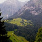 Dort hinten haben wir die beiden letzten Tage gearbeitet