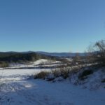 Früher Ausblick ins Schachtengebiet