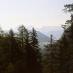 Langsam zeigt sich der Untersberg im Morgendunst
