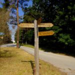 Schöne alte Wegweiser