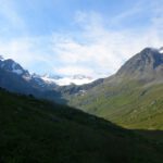 Ebenso hat der Sulztalferner in seiner ganzen Pracht Sonne