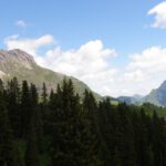 Karhorn und Biberkopf über Oberlech Karhorn und Biberkopf über Oberlech