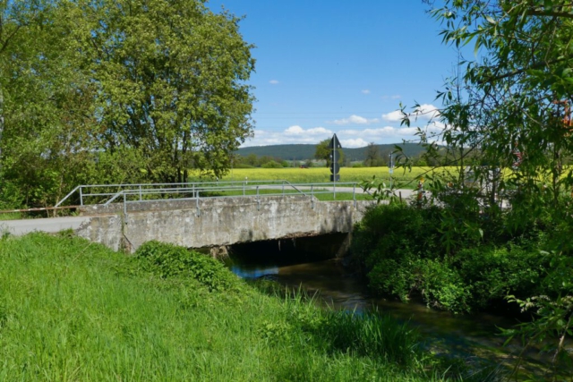 Letzte Brücke über den Hüttenbach