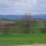 Von hier aus sieht man auch den höchsten Berg im Landkreis Regensburg, den Scherbatzen bei Frauenzell Von hier aus sieht man auch den höchsten Berg im Landkreis Regensburg, den Scherbatzen bei Frauenzell