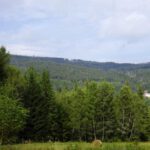 Fromberg und der höhergelegene Teil von Prášily