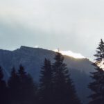 Die Sonne verschwindet hinter dem Kehlsteinhaus