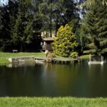 Mühlradattrappe im Badeteich