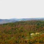 Die Houbirg. Auf der Nordeite des Hügels befinden sich die Überreste einer keltischen Stadt