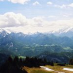 Südostpanorama, das Schneefeld am rechten unteren Bildrand musste ich queren Südostpanorama, das Schneefeld am rechten unteren Bildrand musste ich queren