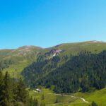 Kamm von der Trattenbachhöhe zum Laubkogel über der Hieburgalm Kamm von der Trattenbachhöhe zum Laubkogel über der Hieburgalm
