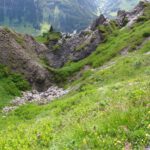 Die Umrandung der Unteren Gipslöcher erinnert mich an das Karwendel im Miniformat Die Umrandung der Unteren Gipslöcher erinnert mich an das Karwendel im Miniformat