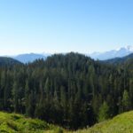 Die Sicht nach Süden war recht gut