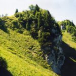 Felsblock am Abstiegsweg