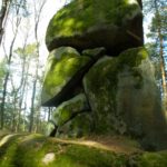 Nahaufnahme des Hauptfelsen