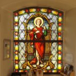 Kunstvolles Seitenfenster