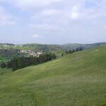 Im Hintergrund das halbwegs zu Schönhofen gehörende Kühschlag