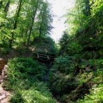 Treppe hinauf zur Hohen Sonne