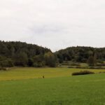 Sanfte Wiesen zwischen den Kletterbergen