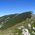 Blick zurück zum Gipfel