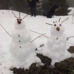 Schneepärchen am Gipfel