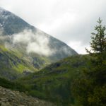 Licht- und Wolkenflecken