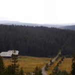 Tiefe Wolken Richtung Lusen