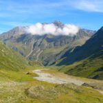Erste kleinere Quellwolken vor dem Gaislehnkogel