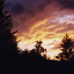 Am Abend dann dieser Sonnenuntergang von meinem Balkon aus