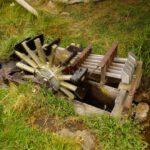 Kleines Mühlrad mit Hämmern