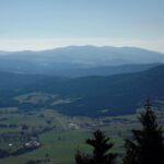 Geißkopfgebiet über dem Flugplatz Arnbruck