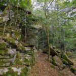 Felsformation auf dem Weg zur Totentruhe