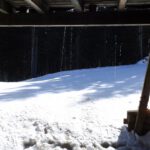 Es tropft an der Chamer Hütte