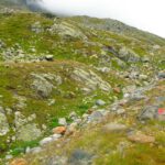 Noch sind es ein paar Meter bis zum Moränenrücken