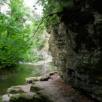 Seilversichert, aber nur bei Nässe und Gegenverkehr schwierig Seilversichert, aber nur bei Nässe und Gegenverkehr schwierig