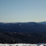 Nationalpark, die kleine Spitze in der Mitte ist der Lusen