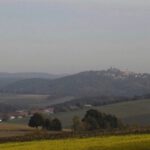 Diesiger Ausblick zum Oberpfälzer Wald