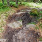 Die Strecke scheint bei Mountainbikern recht beliebt zu sein