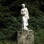 Gartenstatue im ehemaligen Hotel Jägerhof