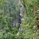 Wasserfall gegenüber des Gangsteigs