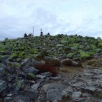 Bei diesen Verhältnissen kommen die Flechten am Blockmeer noch viel besser rüber