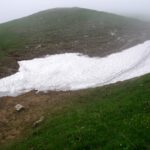 Suppeneinlage in Form eines Altschneefeldes etwas unterhalb des Weges Suppeneinlage in Form eines Altschneefeldes etwas unterhalb des Weges