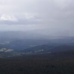 Regenschauer über dem Libín